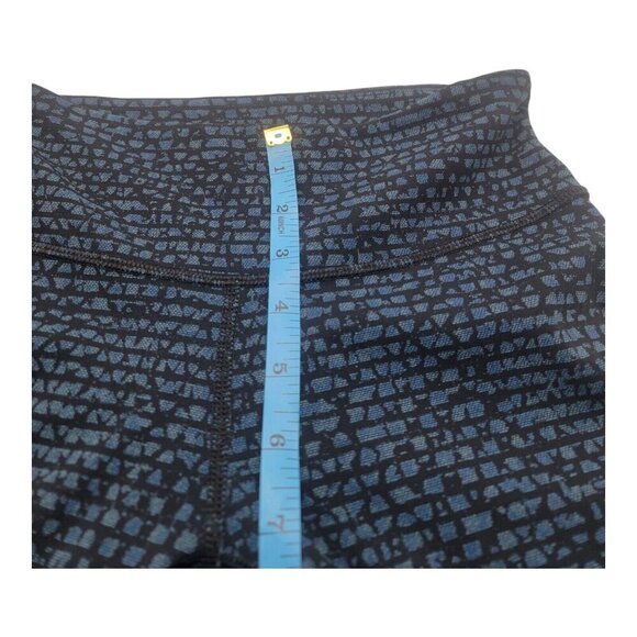 Lululemon Pant Women 6 Wunder Under III Shatter Weave Desert Teal Alberta Lake - Picture 5 of 8